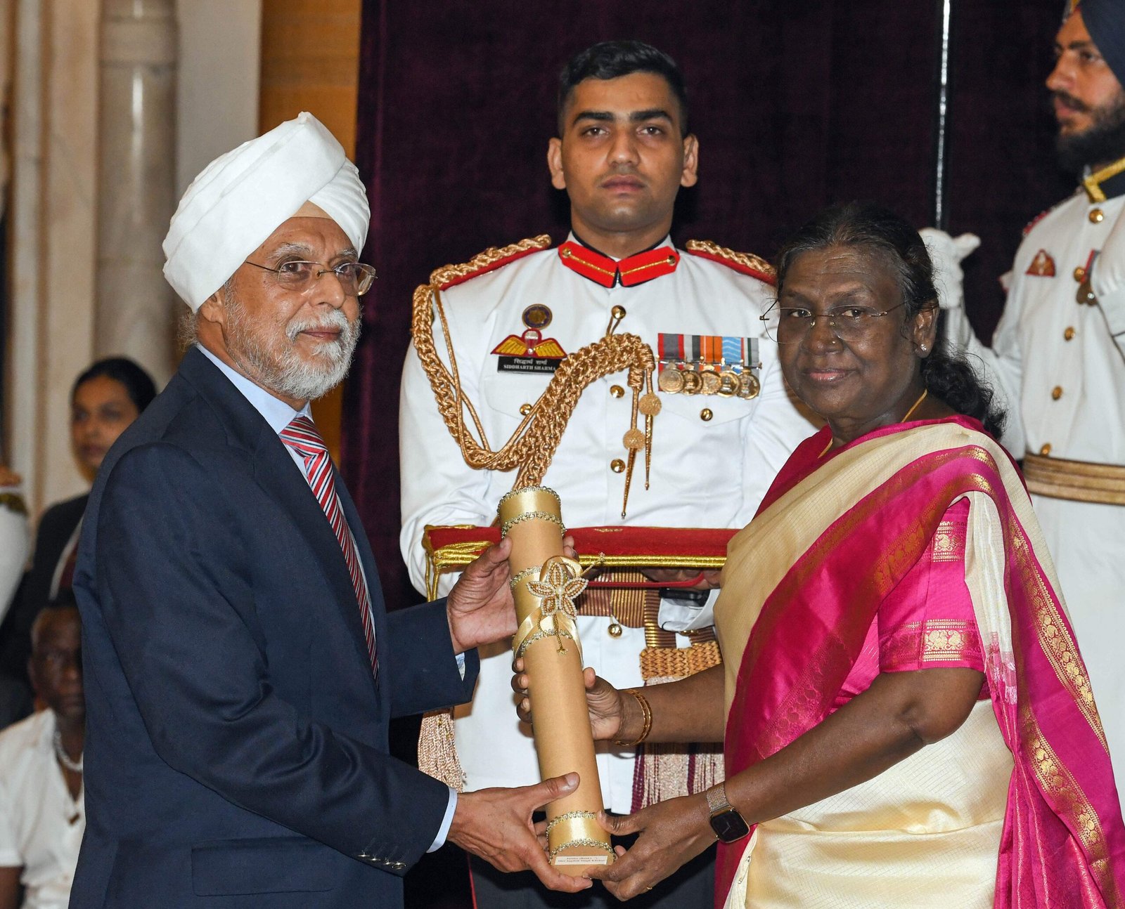 President Droupadi Murmu presents Padma Awards to recipients at second Civil Investiture Ceremony