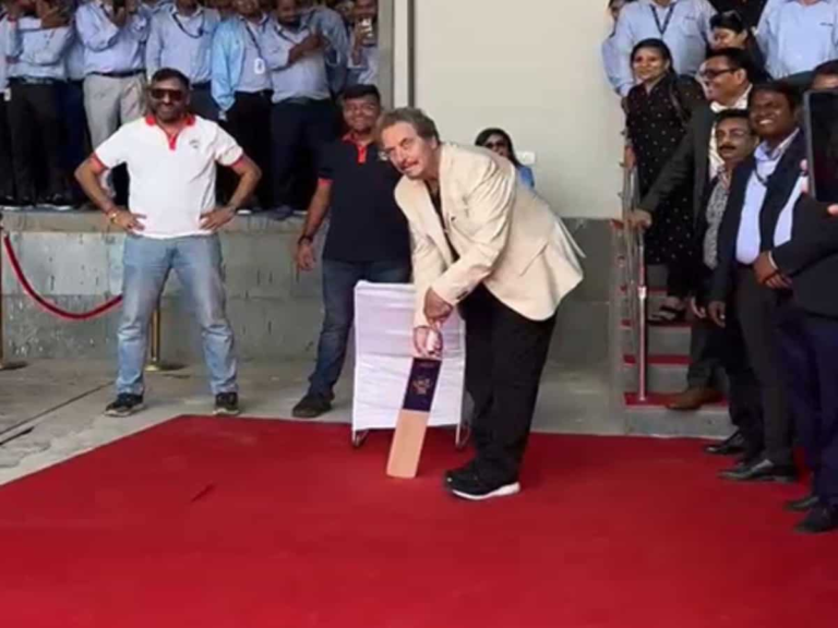 Errol Musk plays tennis ball cricket, joins hands with Servotech to support young cricketers