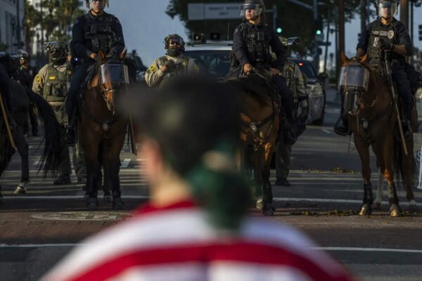 Military commander says 200 Marines moved into Los Angeles to protect federal property, personnel