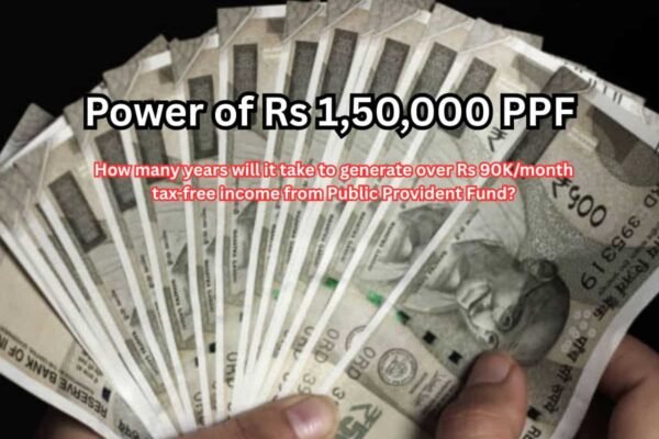 Power of Rs 1,50,000 PPF: How many years will it take to generate over Rs 90,000/month tax-free income from Public Provident Fund?