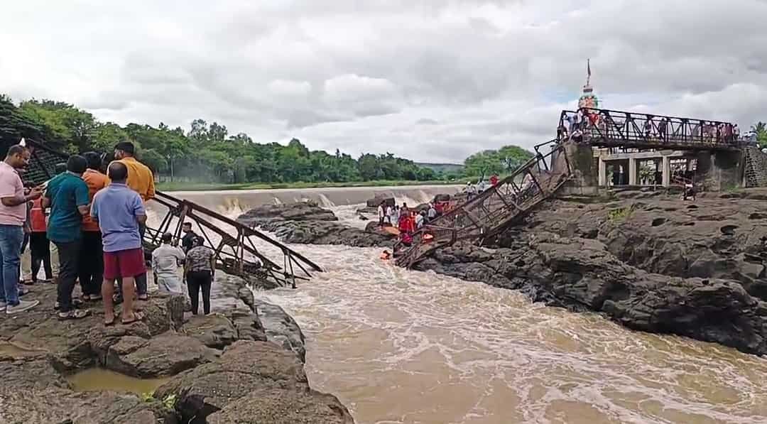 Pune Bridge Collapse: 2 dead, 32 injured, says CM Devendra Fadnavis; rescue operations underway