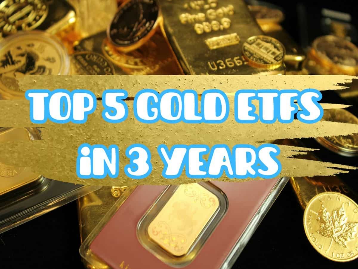 Top 5 Gold ETFs With up to 24% Return in 3 Years: No.1 exchange-traded gold fund has turned Rs 5,55,555 one-time investment into Rs 10,44,949