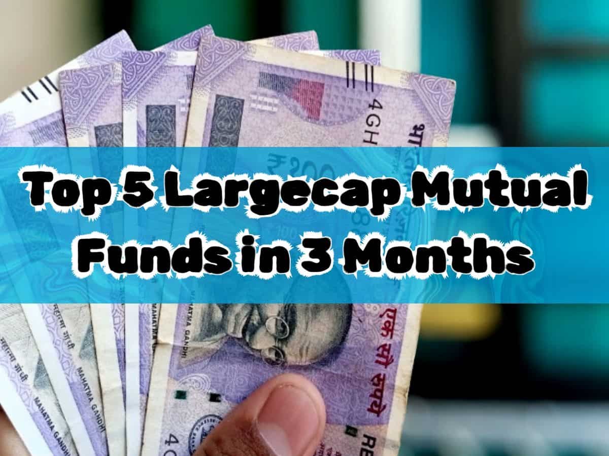Top 5 Largecap Mutual Funds With up to 42% Return in 3 Months: Rs 22,222 SIP investment in top-performing fund has jumped to Rs 70,440