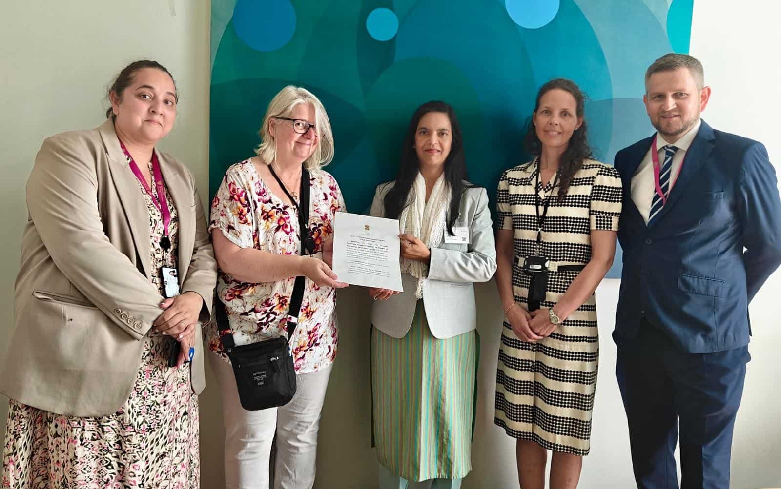 India deposits ratification instrument for TEPA agreement with EFTA