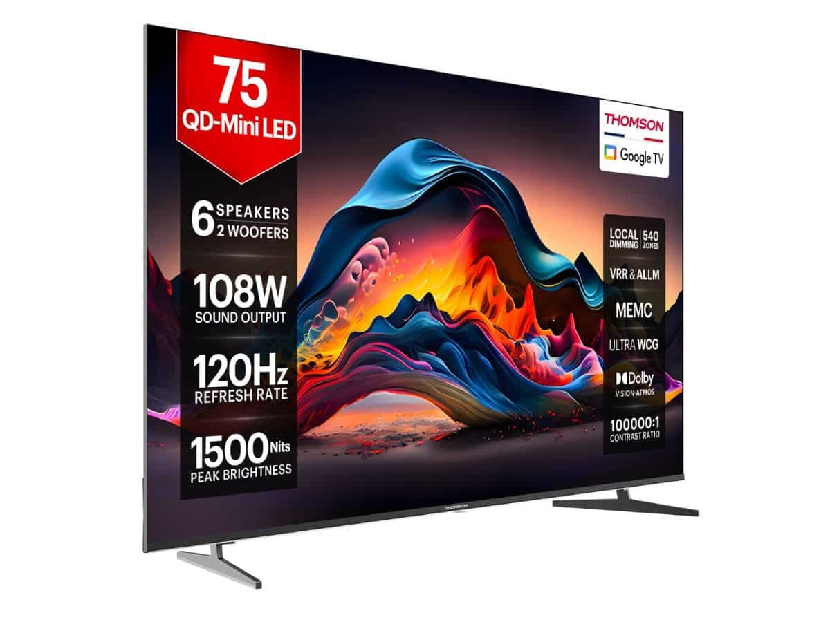 Thomson launches Mini LED TV series in India: Dolby vision, 108W audio, starting Rs 61,999