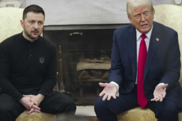 Ahead of Alaska talks, Trump slams Zelenskyy’s resistance to ‘land swap’ with Russia