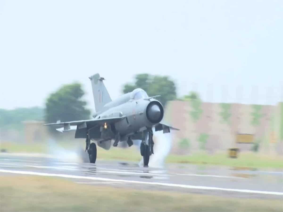 Air Chief leads emotional farewell to MiG-21 fighter jets ahead of formal retirement