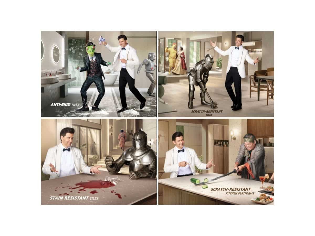 Simpolo Tiles & Bathware ropes in Hrithik Roshan for ‘Live Lavish’ campaign to boost brand positioning in premium home solutions