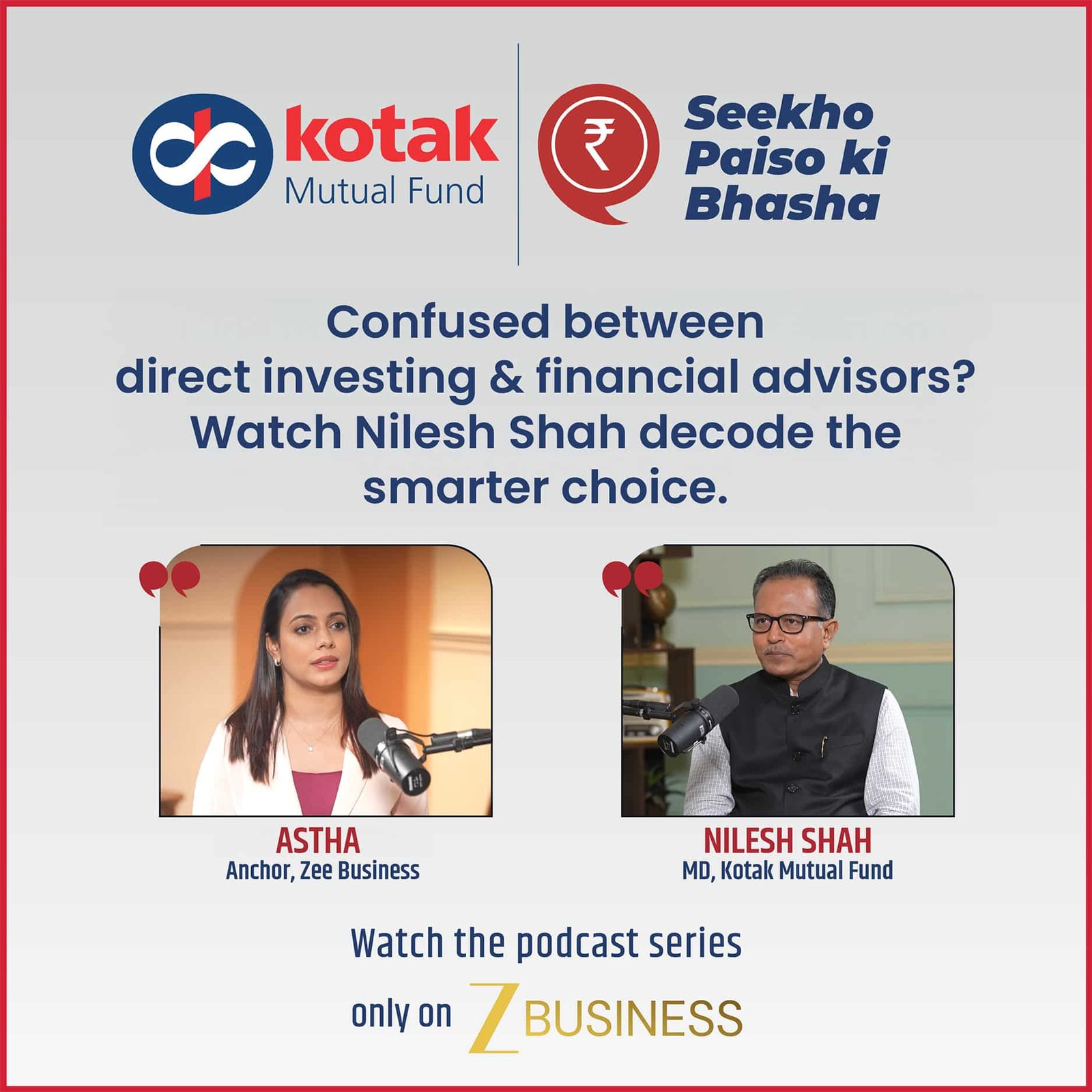 ‘Seekho Paiso ki Bhasha’: Should you invest directly or through a professional financial advisor? Market veteran Nilesh Shah answers