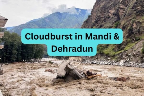Cloudburst in Himachal Pradesh’s Mandi: Houses and shops buried, bus stand submerged; heavy rain continues