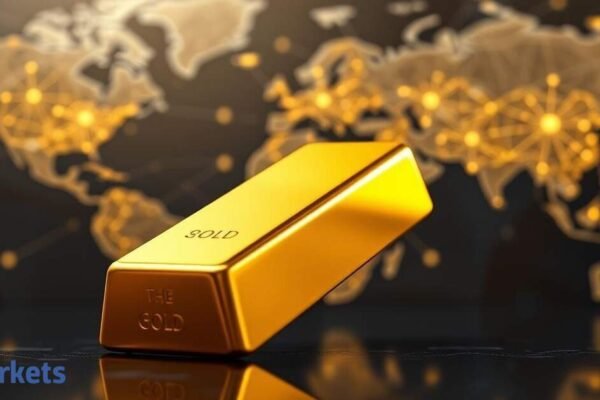 Gold falls after scaling record peak as markets digest Fed Chair Powell’s comments