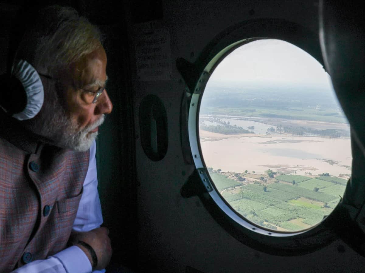 PM Modi announces Rs 1,600 crore aid for flood-hit Punjab