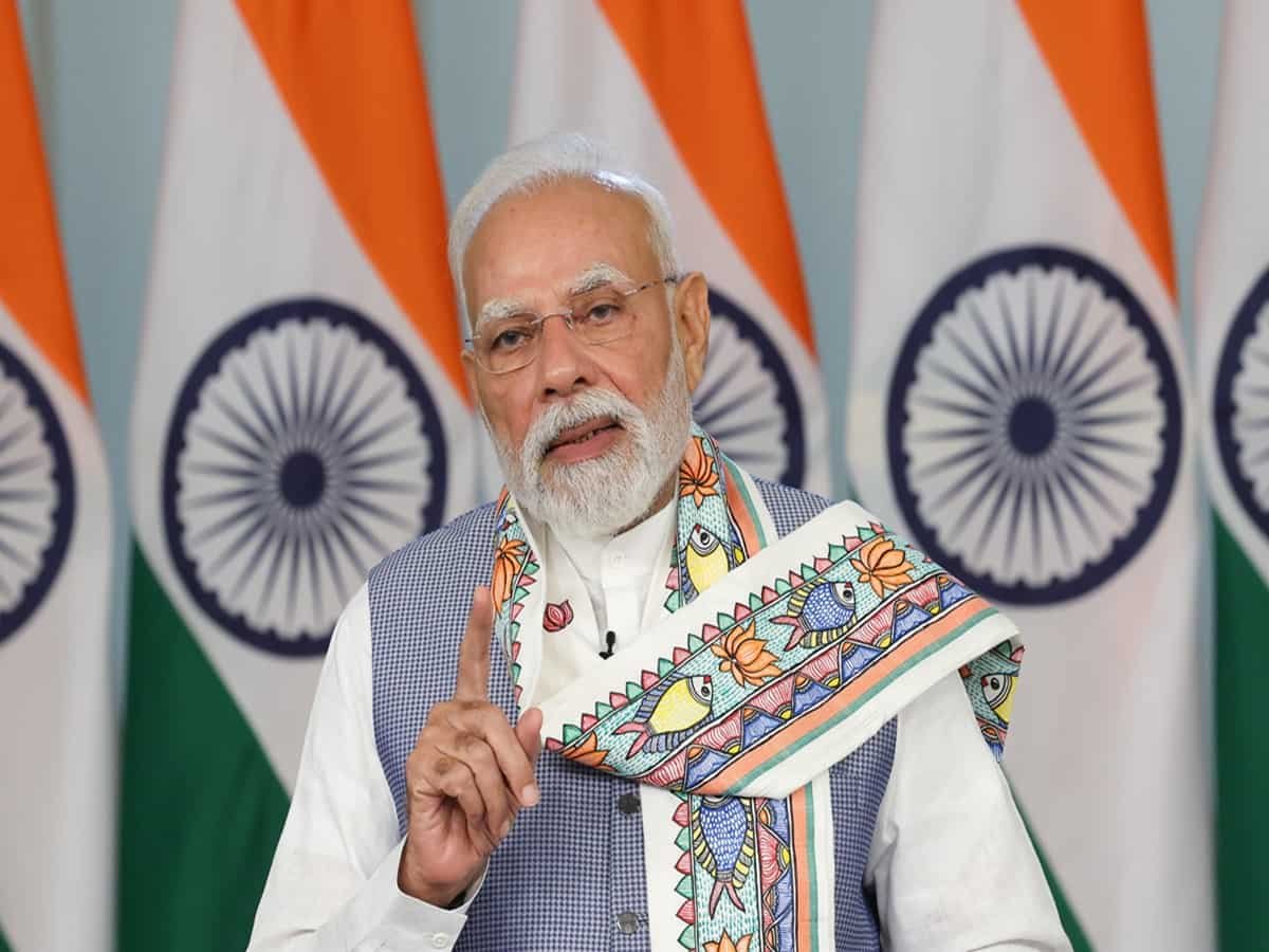 PM Modi launches Bihar women’s employment scheme, transfers Rs 7,500 crore to 75 lakh beneficiaries