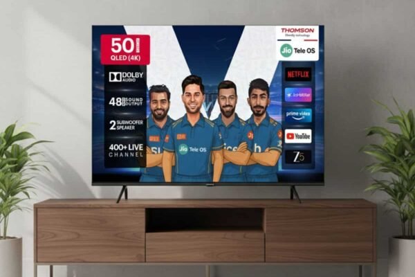 Thomson launches 50-inch & 55-inch JioTele OS QLED Smart TVs; slashes prices of washing machines, soundbars under new GST rule