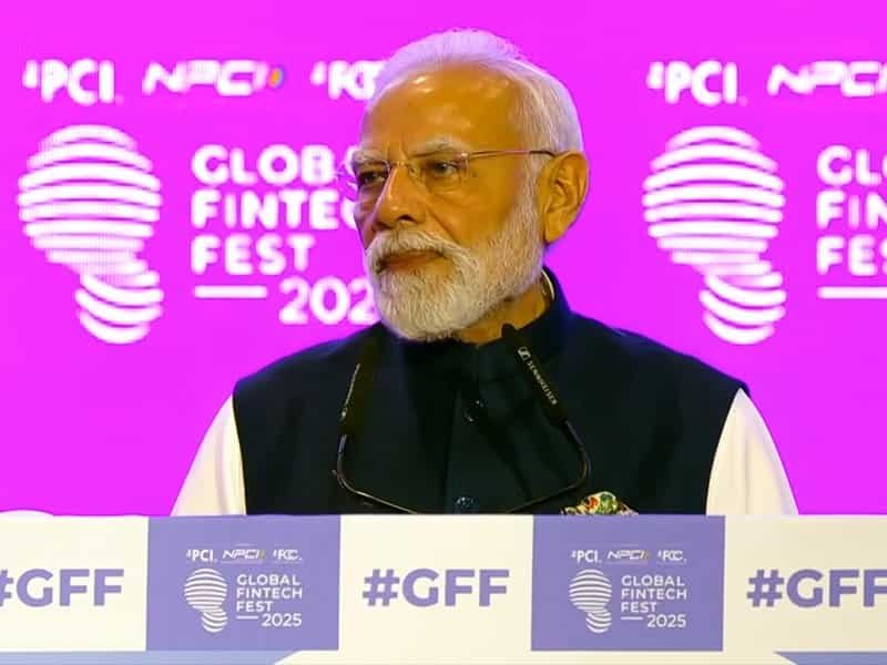 “India’s UPI, Aadhaar-enabled payment system, Bharat QR and DigiLocker are the backbone of our digital economy,” says PM Modi at Global Fintech Fest in Mumbai