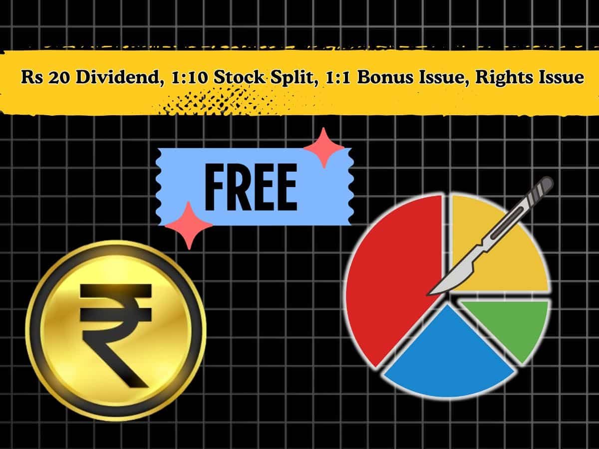 Rs 20 Dividend, 1:10 Stock Split, 1:1 Bonus Issue, Rights Issue: 4 stocks turn ex-date today – Check full list