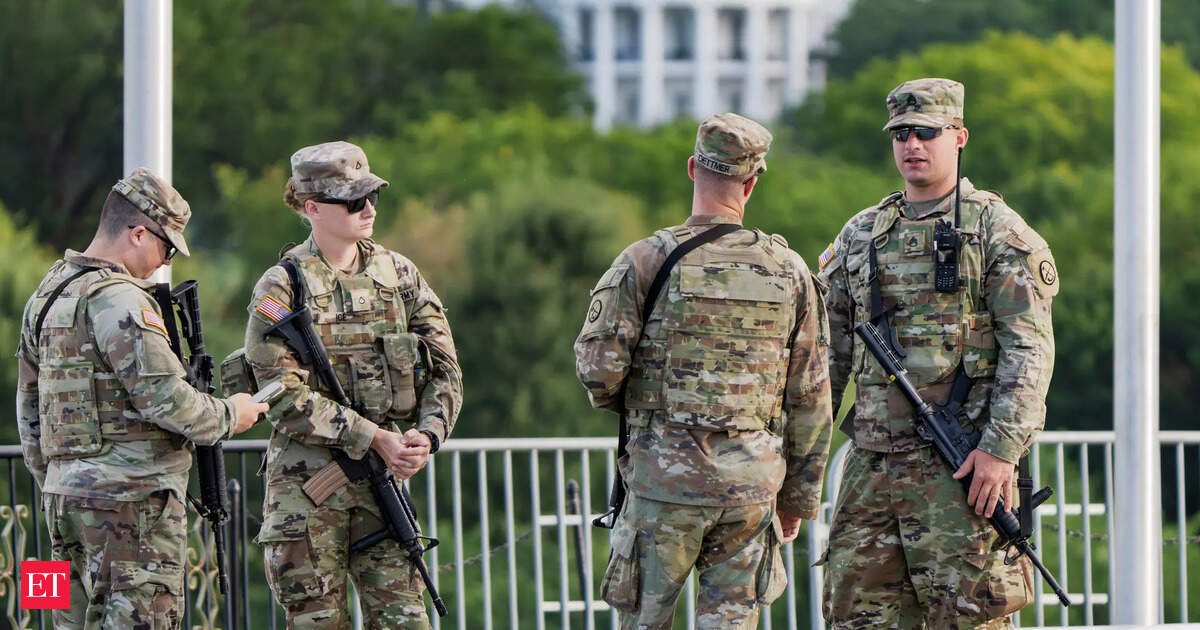 Trump says he is prepared to send ‘more than the National Guard’ into US cities