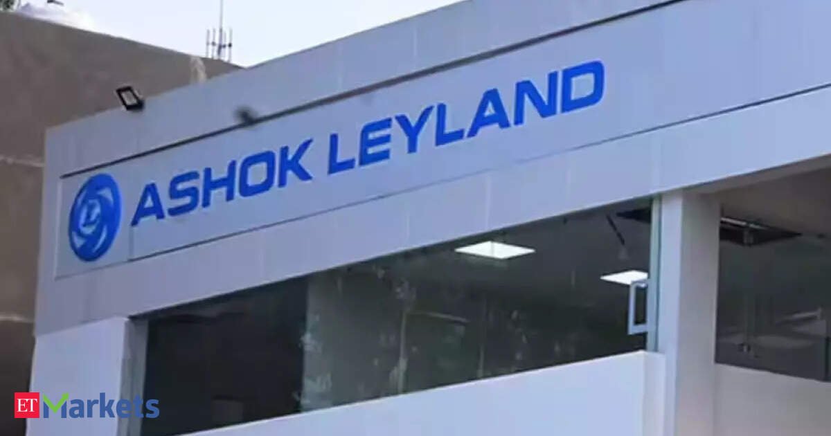 Ashok Leyland shares rise 5% to hit 52-week high on proposed merger of finance arm with NDL Ventures