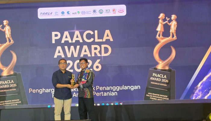 PAACLA Award 2026 Apresiasi CV Restu Sejati atas Program Perlindungan Anak di Sektor Pertanian