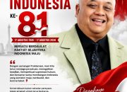 Pesan HUT RI ke-81, Bonar P. Krisnanto Ajak Masyarakat Perkuat Persaudaraan