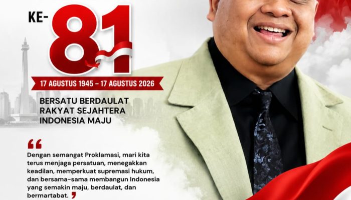 Pesan HUT RI ke-81, Bonar P. Krisnanto Ajak Masyarakat Perkuat Persaudaraan