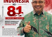 HUT RI ke-81, Ir. Suharto Serukan Penguatan Semangat Gotong Royong