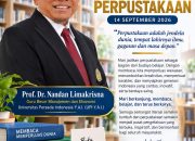 Hari Kunjung Perpustakaan 2026, Prof. Nandan: Literasi Modal Penting Indonesia Maju