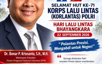 HUT ke-71 Korlantas Polri, Dr. Bonar: Polantas Presisi Mengabdi untuk Negeri