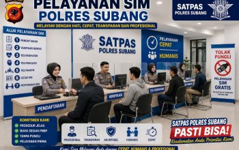 Satpas Polres Subang Tingkatkan Pelayanan SIM Cepat, Transparan dan Humanis