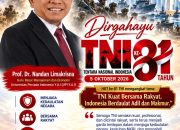 Dirgahayu TNI ke-81, Prof. Nandan Limakrisna: Bersama Rakyat untuk Indonesia Maju