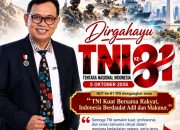 Dwi Windyarto Sampaikan Ucapan HUT ke-81 TNI, Dorong TNI Semakin Profesional dan Dekat dengan Rakyat